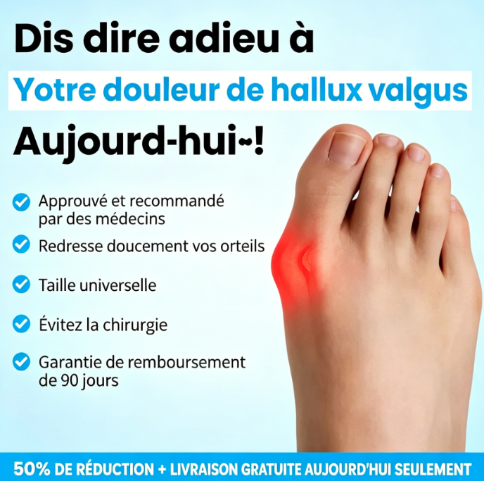 Correcteurs d'hallux valgus : soulagement non chirurgical de la douleur