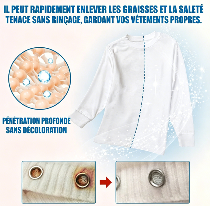 Puissant spray détachant pour le linge