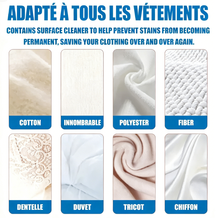 Puissant spray détachant pour le linge