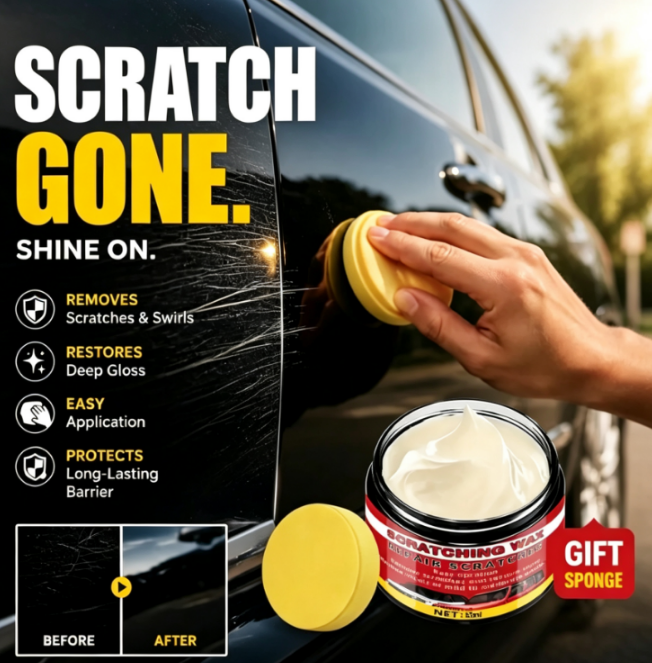 🔥Ultimate Car Scratch Remover Wax