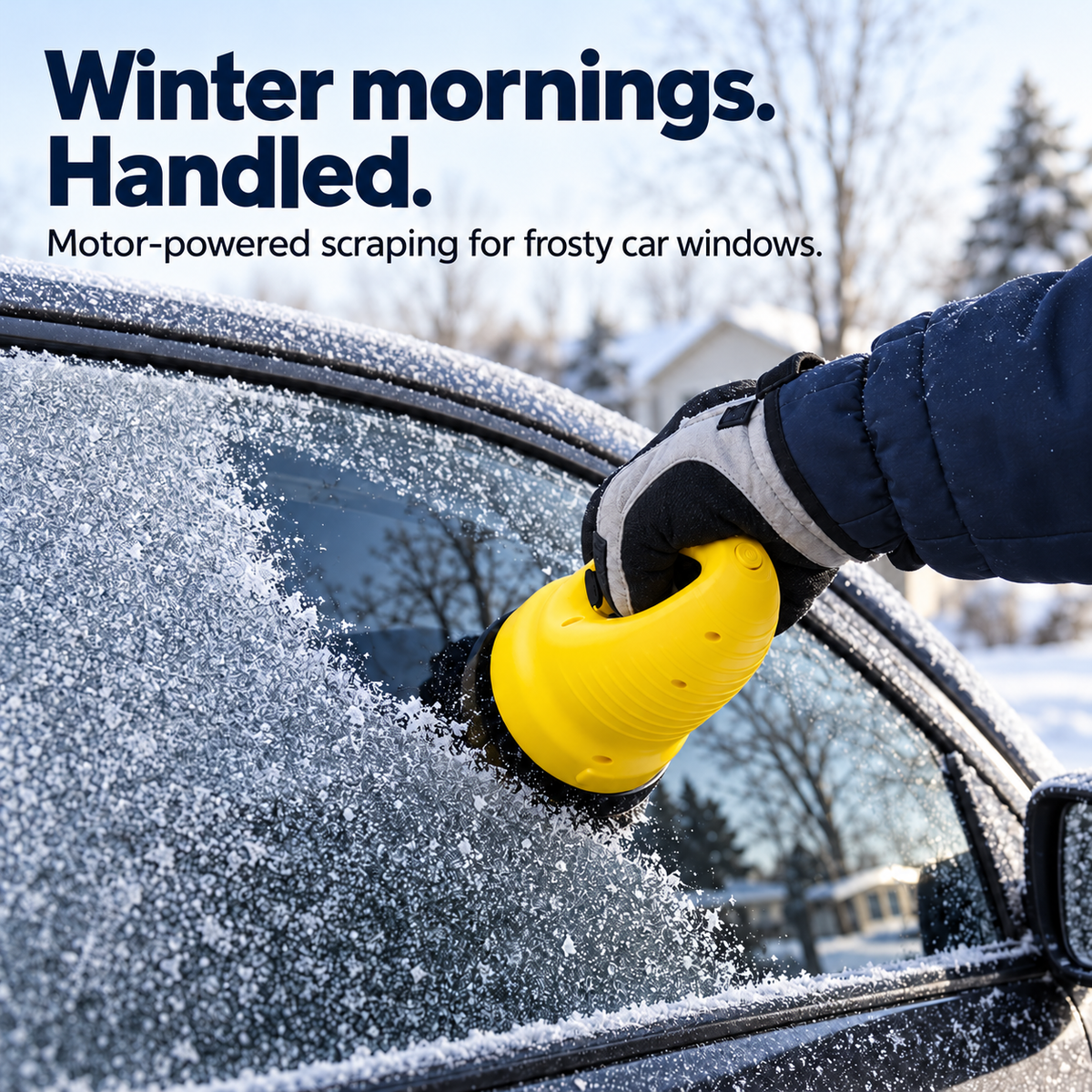Electric Ice Scraper Upgraded for Car Windshield