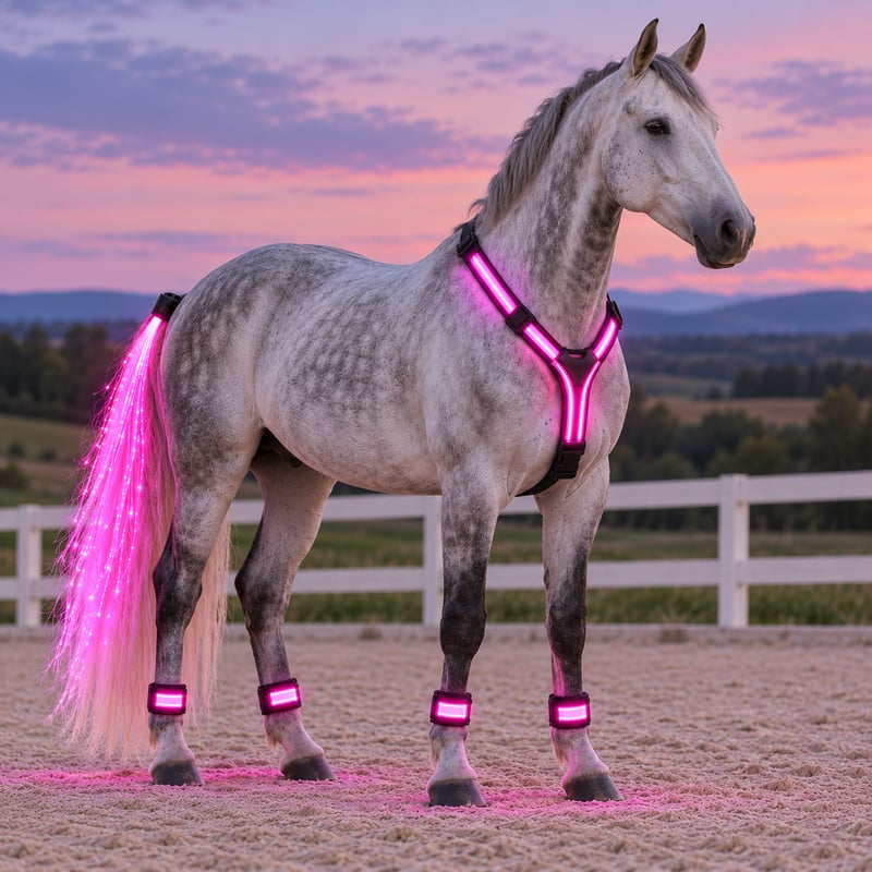 🔥HOT SALE 49% OFF - 🌟 LED Equestrian Glow Safety Kit | Ride Safely Beyond Sunset 🐎