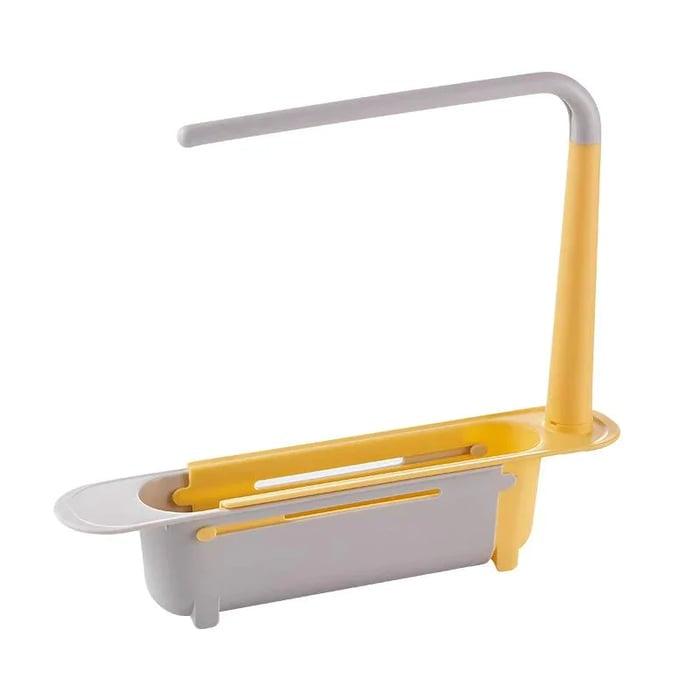 🔥Last day Promotion ⏰-🧽 Telescopic Sink Rack Perfect for Organizing Kitchen Essentials ✨