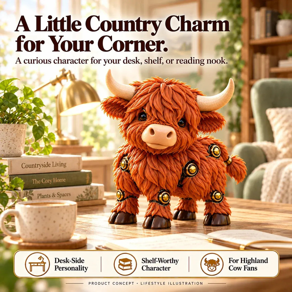 🐮 Last Day 50% OFF✨-⚙️ Watch This Little Egg Transform Into a Highland Cow! 🥚