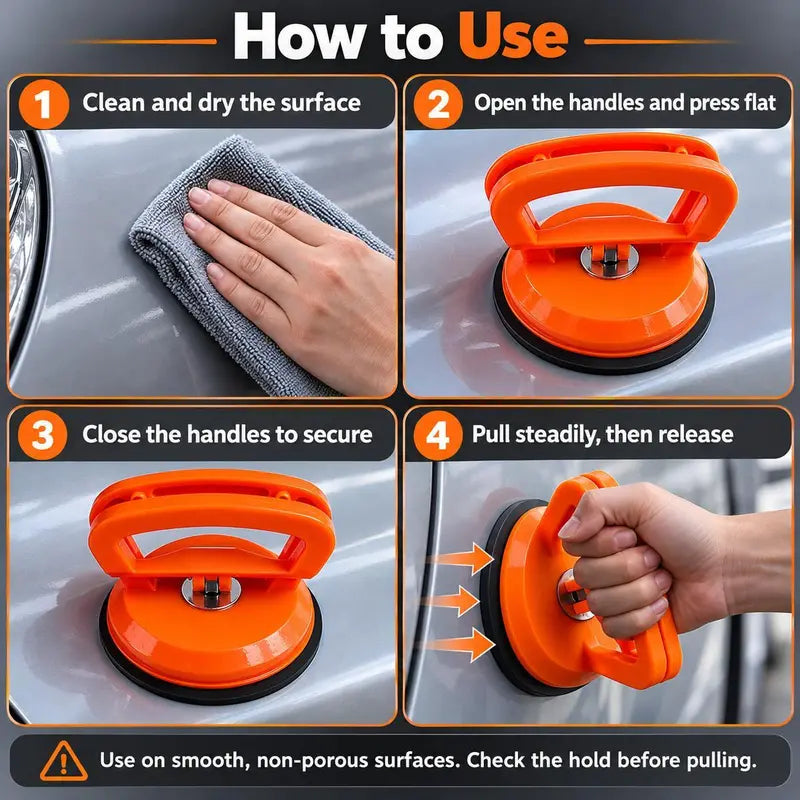⏰ LAST DAY: 50% OFF! 🔥 Powerful Suction Cup Dent Puller – Remove Car Dents with One Hand! 💪🏻