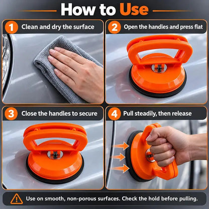 ⏰ LAST DAY: 50% OFF! 🔥 Powerful Suction Cup Dent Puller – Remove Car Dents with One Hand! 💪🏻
