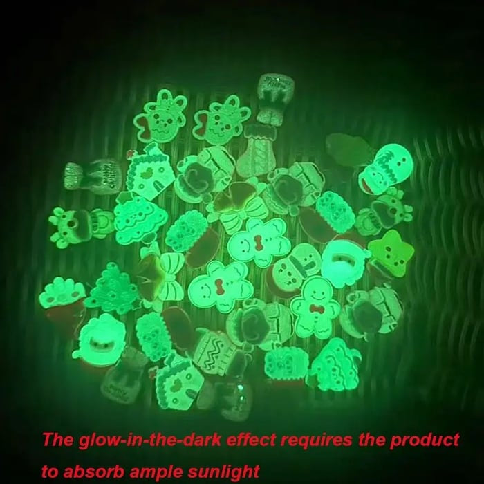 ⏰Last day Promotion 🔥-🎅 Glowing Resin Christmas Decorative Bags Perfect for Festive Holiday Displays ✨