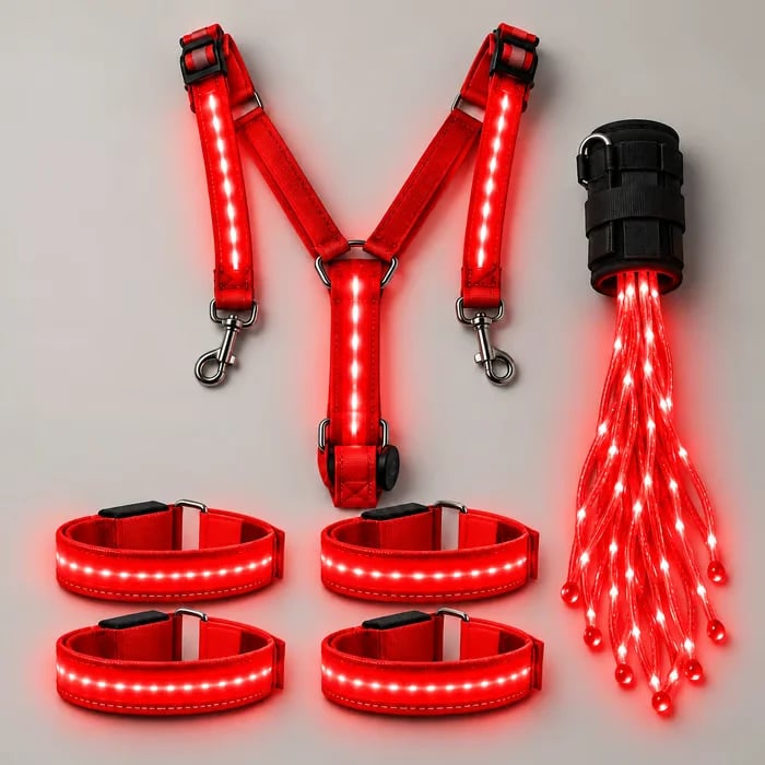 🔥HOT SALE 49% OFF - 🌟 LED Equestrian Glow Safety Kit | Ride Safely Beyond Sunset 🐎