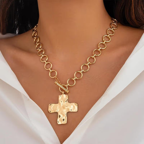 🔥 Holiday Celebration 50% OFF ✨-💖 Eternal Hammered Necklace – Timeless Beauty for Everyday Elegance ✨