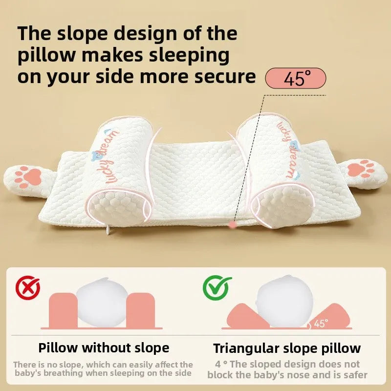 👶 Baby Comfort Support Pillow – Soft Ergonomic Head & Body Cushion for Babies