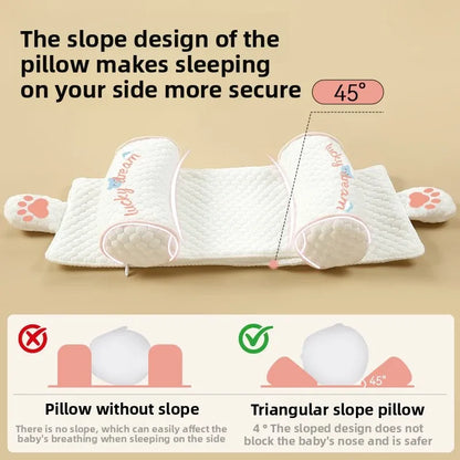 👶 Baby Comfort Support Pillow – Soft Ergonomic Head & Body Cushion for Babies