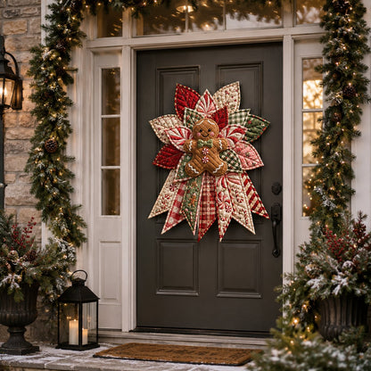 🎉 Holiday Celebration 50% OFF 🎄 – Festive Quilted Christmas Door Hanging DIY Sewing Kit