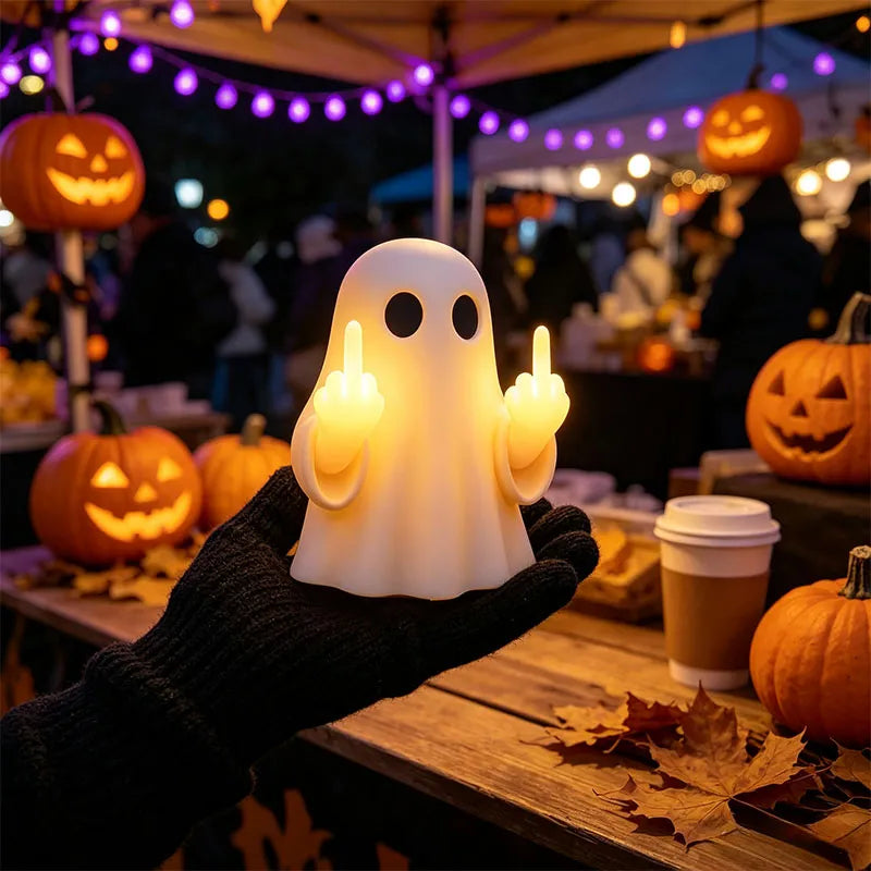 🔥 Holiday Celebration 50% OFF ✨-👻 Funny Halloween Ghost Night Light for Spooky  ✨