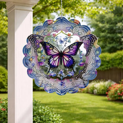 🏠Lucky Mandala Windmill – 3D Kinetic Art, Indoor/Outdoor, Stainless Steel