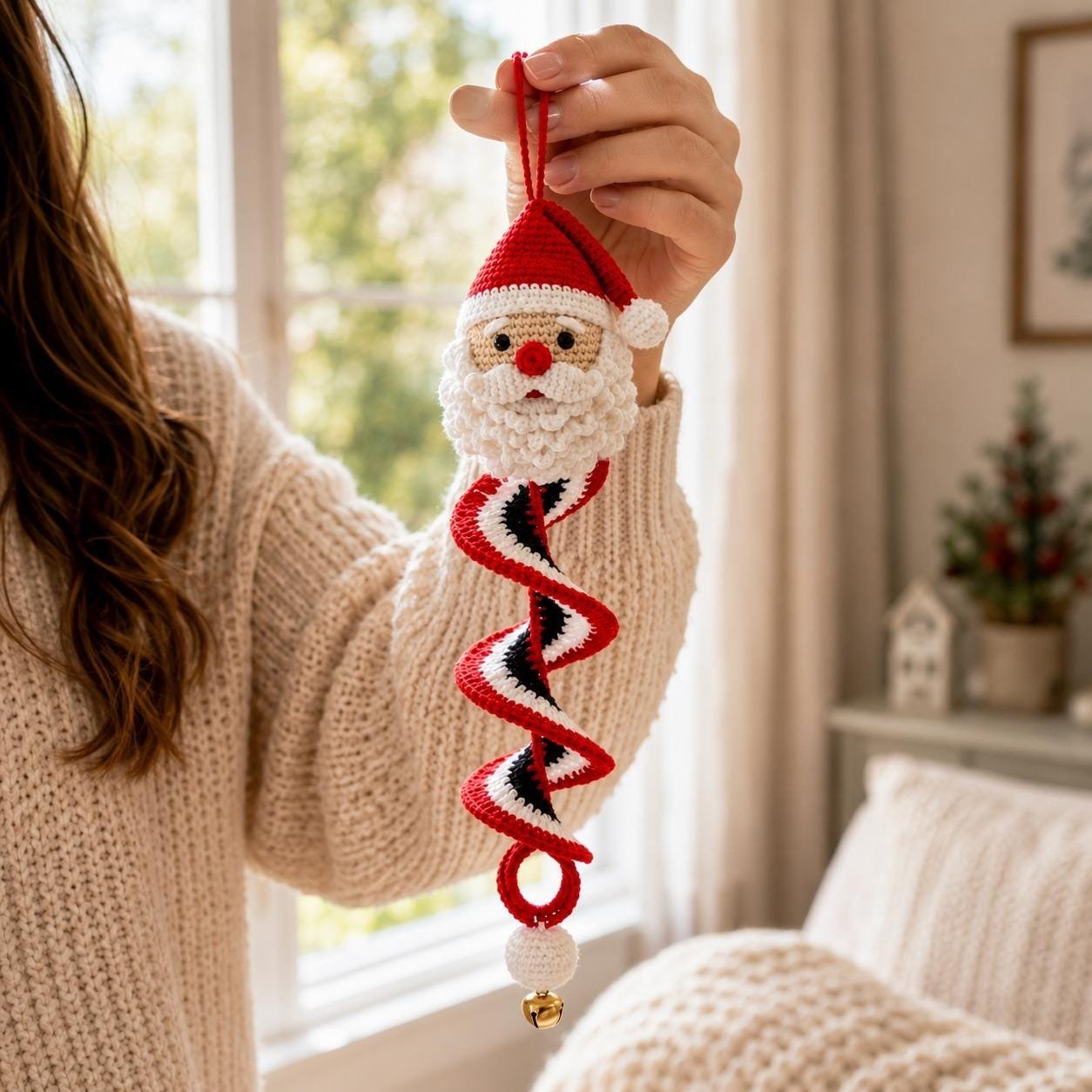 🔥HOT SALE🔥50% OFF - 🎅🌲Crochet Snowman Spiral Oranment DIY Kit
