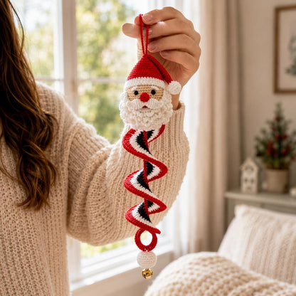 🔥HOT SALE🔥50% OFF - 🎅🌲Crochet Snowman Spiral Oranment DIY Kit