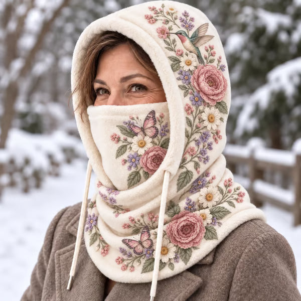🌸Last day Promotion 🔥-Stay Warm with This Cozy 3-in-1 Winter Hood! ❄️