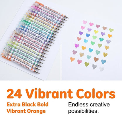 ⏰Last day Promotion 🔥-🌈 Color, Create & Enjoy with This Magical Multi-Color Gel Pen Set 🎨
