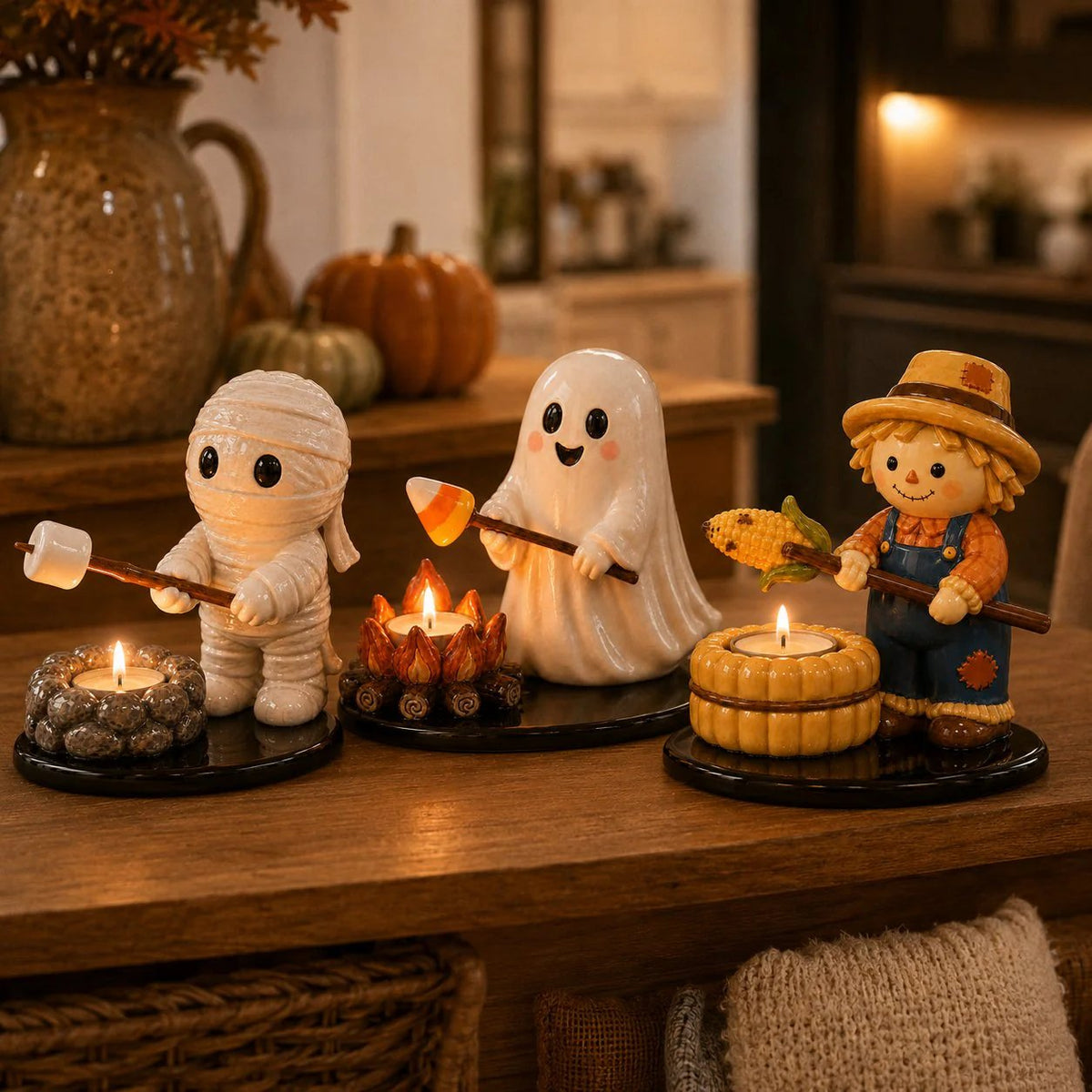 Halloween Campfire Tealight Holder