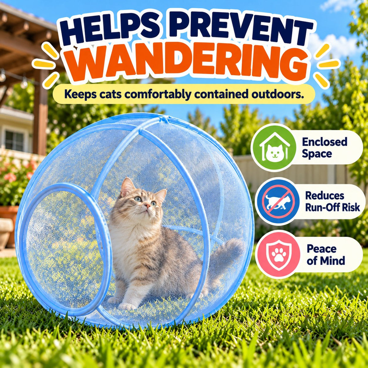🐱  Holiday Celebration 50% OFF ✨-Let Your Cat Explore Outdoors Safely and Happily! 🐾