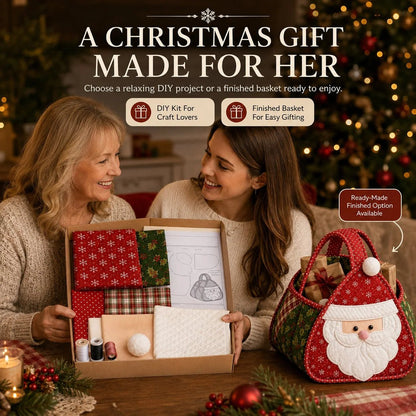 💯⏳  50% OFF – 🎄DIY Christmas Character Quilted Basket Kit🎁✨
