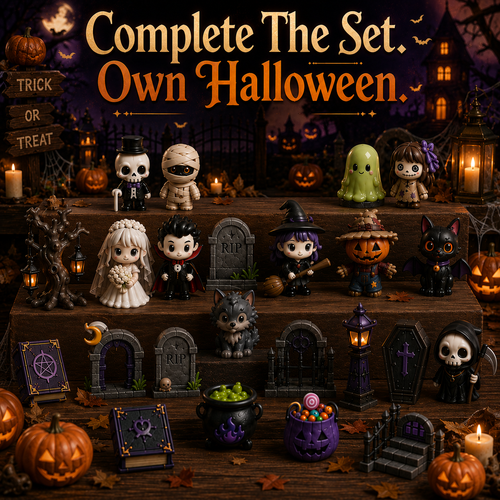 🔥 Last Day 52% OFF✨-🎃 DIY Haunted House Kit Create Spooky Halloween Decor 👻🖤