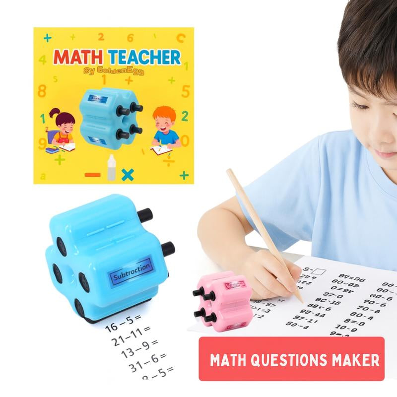 🔥 Holiday Celebration 50% OFF ✨-📚4-in-1 Math Stamp Roller for Fun, Hands-On Learning & Easy Practice 🔢