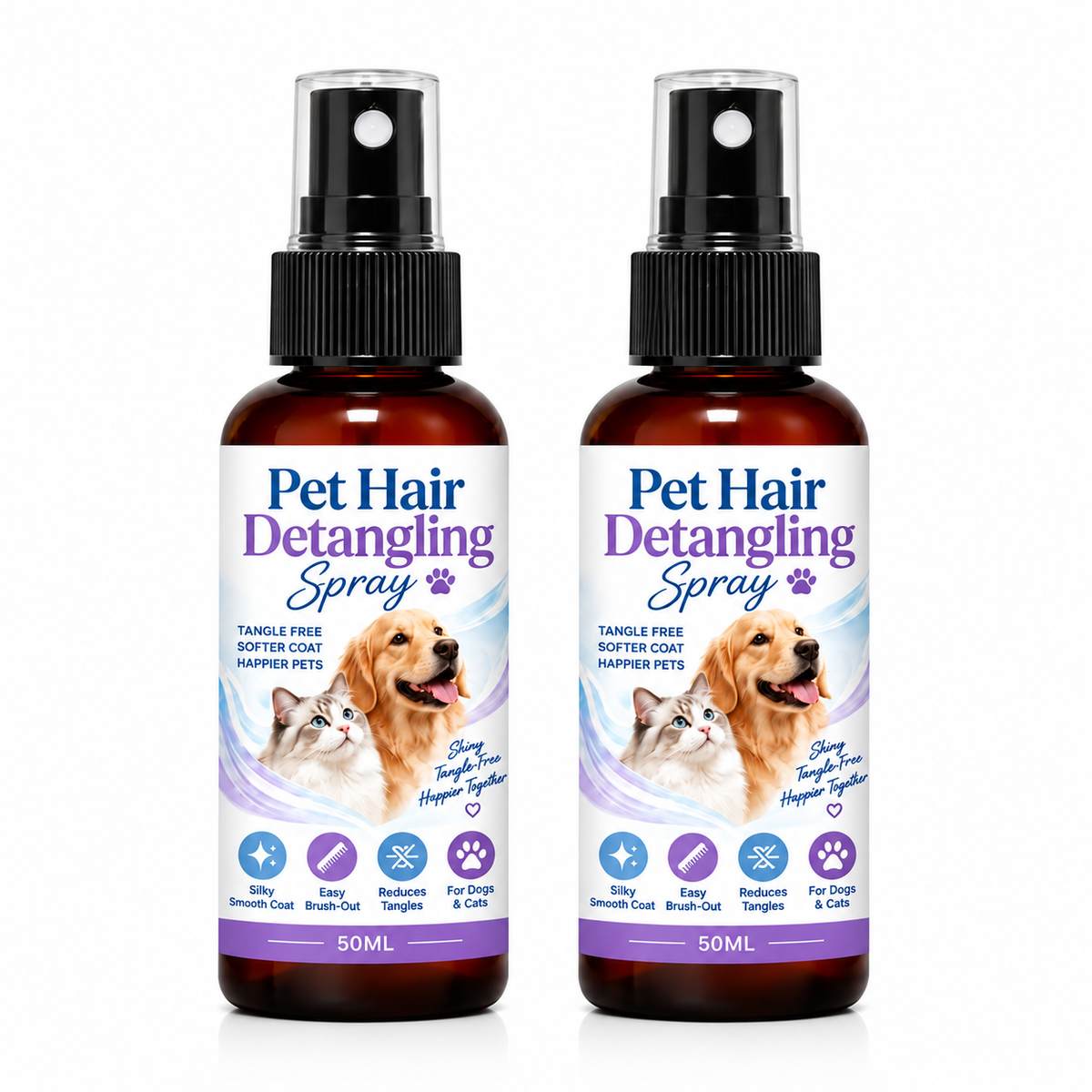 🐾Remove Mats & Shine Instantly! Pet Detangling Spray🐾