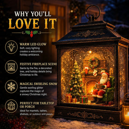 🎁 Last Day 50% OFF✨-🎅 Santa's Magical Fireplace Lantern Bring the Magic of Christmas Home ✨