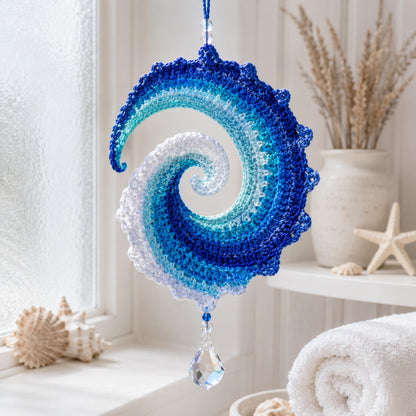 🔥 Last Day 52% OFF✨-🌊 DIY Ocean Wave Crochet Spinner For Coastal Charm 🧶💙