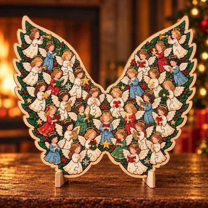 🔥 Last Day 50% OFF✨-🧩Wooden Christmas Puzzle with Stand – 8 Festive Designs to Build & Display 🎄