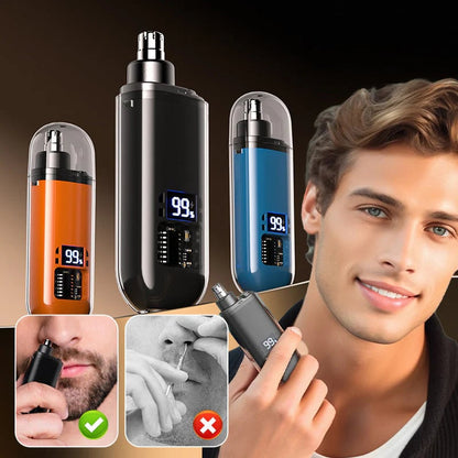 ⏰Last day Promotion 🔥-✨ Smart Electric Nose Hair Trimmer for Painless, Easy & Waterproof Grooming 🎁