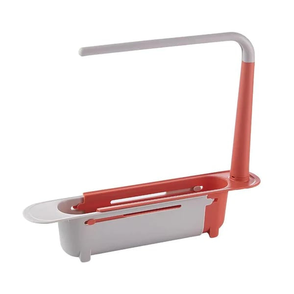 🔥Last day Promotion ⏰-🧽 Telescopic Sink Rack Perfect for Organizing Kitchen Essentials ✨