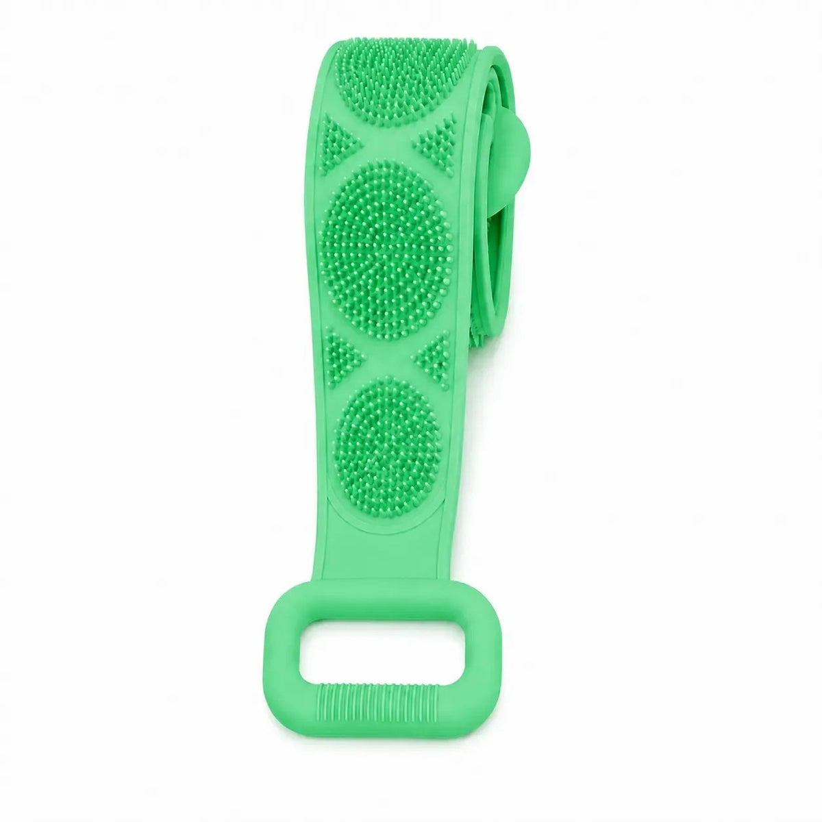 🔥LAST DAY 50% OFF - 🚿🛁 Silicone Shower Back Scrubber Belt – Double-Sided Exfoliating Shower Body Brush with Mesh Sponge for Deep Cleaning