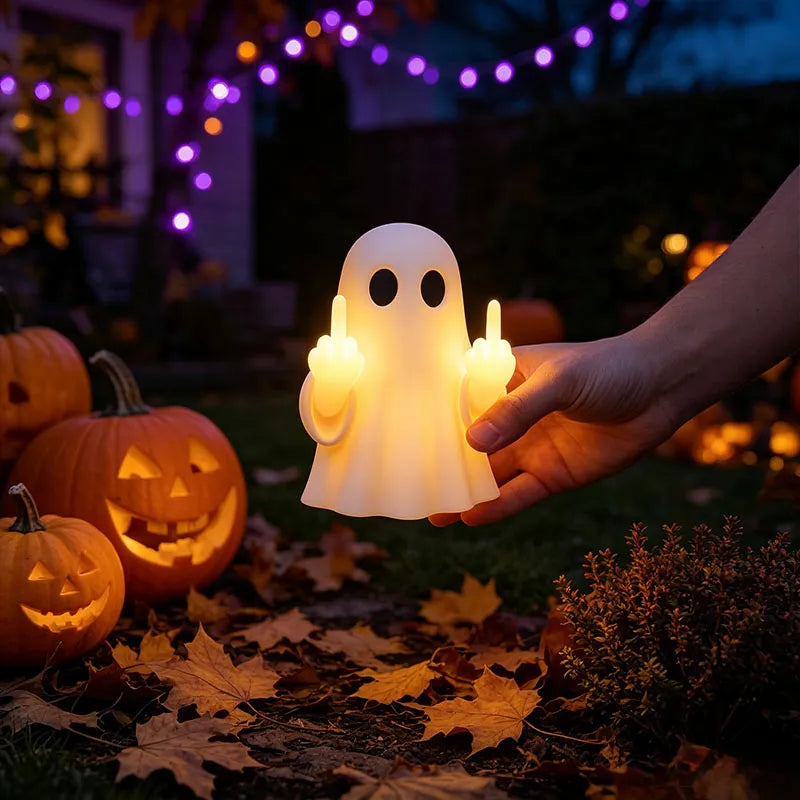 🔥 Holiday Celebration 50% OFF ✨-👻 Funny Halloween Ghost Night Light for Spooky  ✨