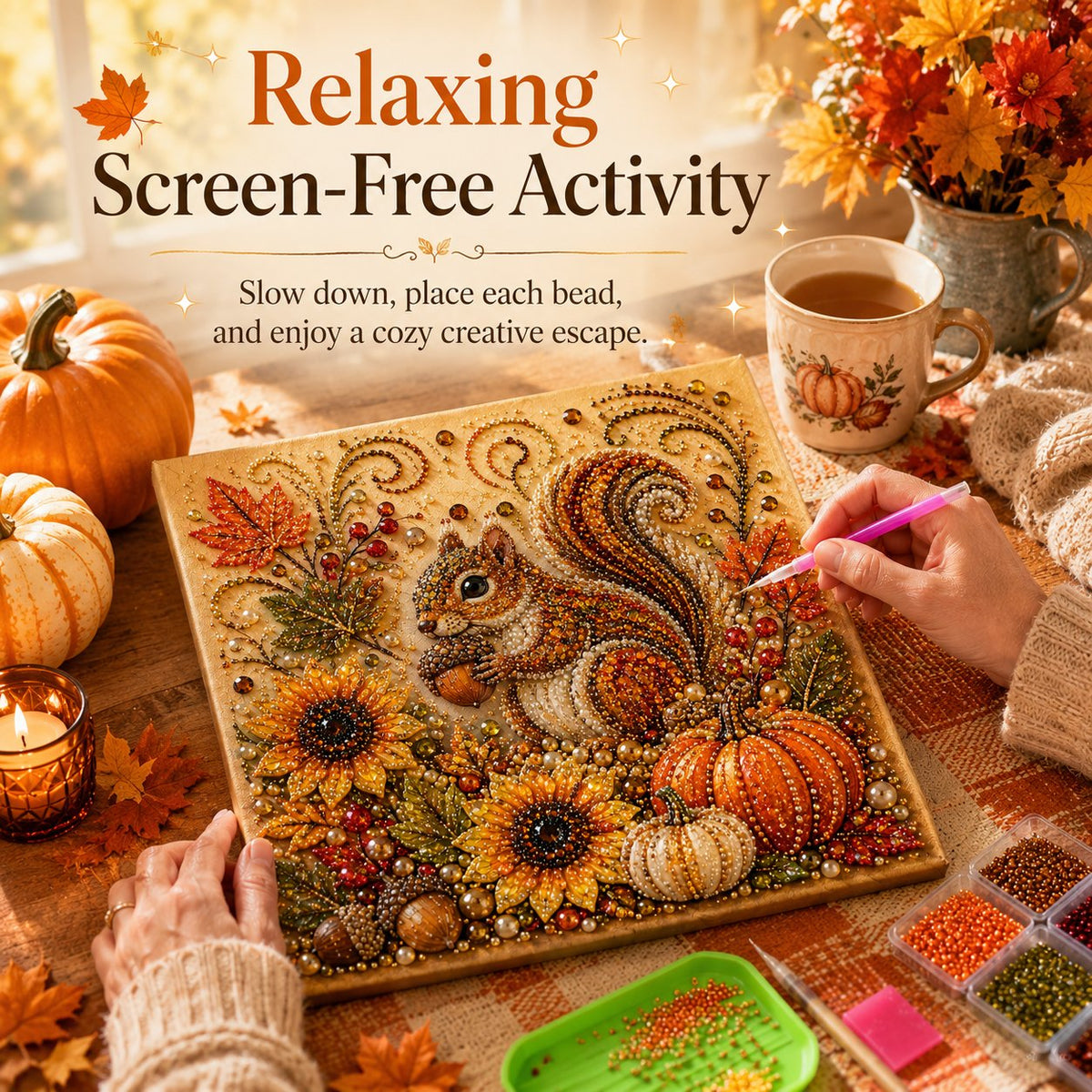 🔥Last Day 49% OFF - 🍂✨Autumn Pearl Painting Kit