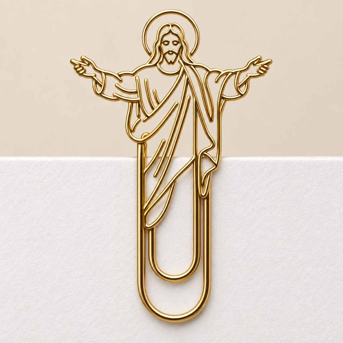 ✝️ Last Day 50% OFF✨-📚 Elegant Faith-Inspired Gold Page Markers 📖