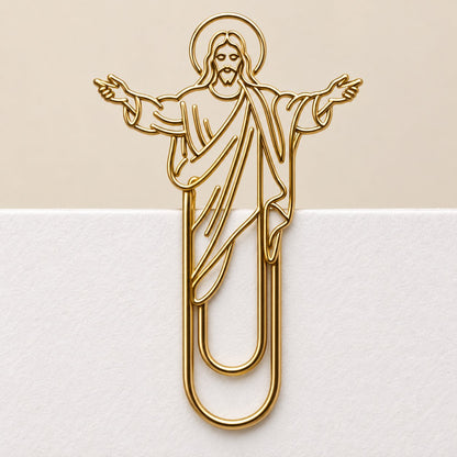 ✝️ Last Day 50% OFF✨-📚 Elegant Faith-Inspired Gold Page Markers 📖