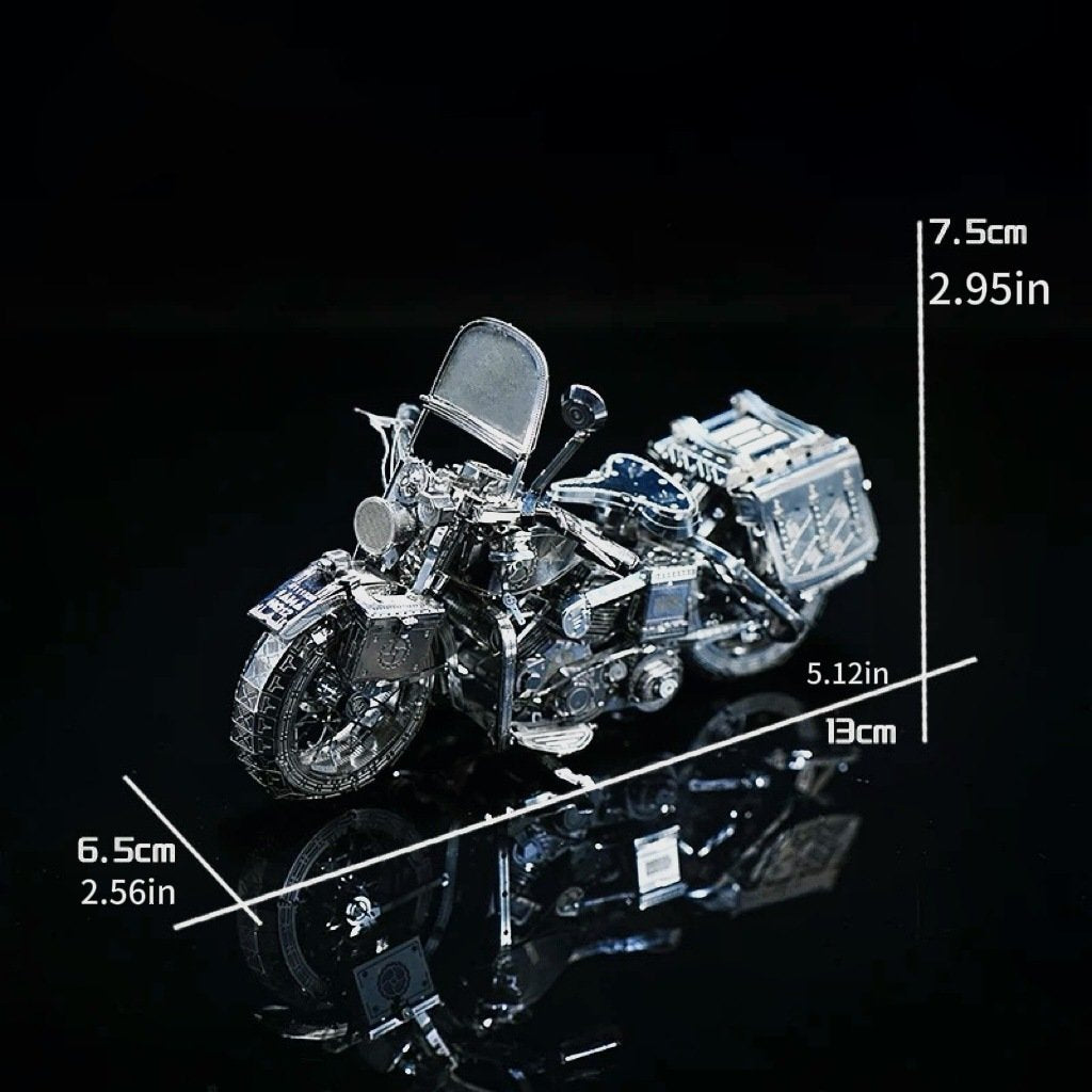 ⏰Last day Promotion 🔥-🏍️ Premium 3D Metal Motorcycle Puzzle for Creative DIY Builders ✨