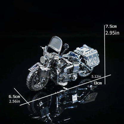 ⏰Last day Promotion 🔥-🏍️ Premium 3D Metal Motorcycle Puzzle for Creative DIY Builders ✨