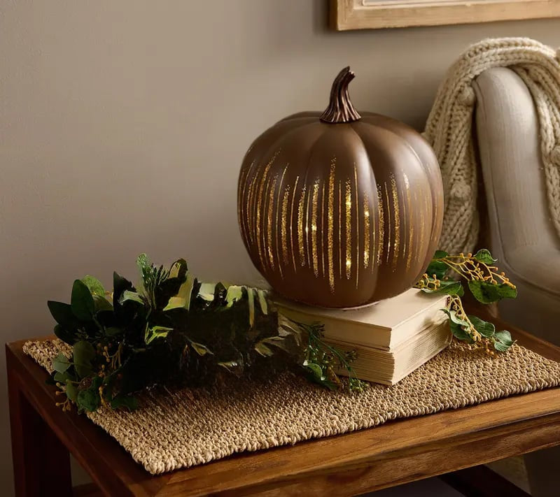 🌙Last day Promotion 🔥-🎃Illuminated Starry Night Glass Pumpkins for Magical Fall & Halloween Home Decor ✨🌙