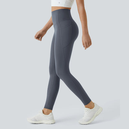 ⏰Last day Promotion 🔥-🔥 High-Waisted Tummy Control Leggings with Pockets for a Sculpted Look ✨