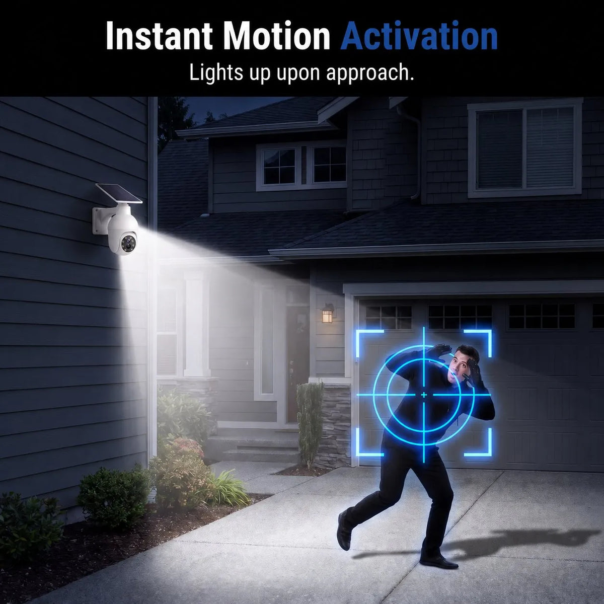 ✨ Last day Promotion ⏰Solar-Powered Simulated Surveillance Camera Street Light
