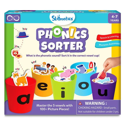🔤 Last Day 50% OFF✨-📚Phonics Vowel Classification Toy (100+ Picture Cards) — Suitable for Kindergarteners Aged 4–7 🧩