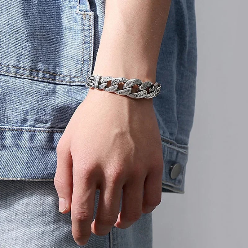 🔥 Last Day 50% OFF✨-Men's Retro Six-Syllable Mantra Bracelet