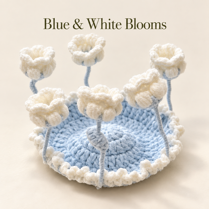 🌸 Blooming Crochet Coaster