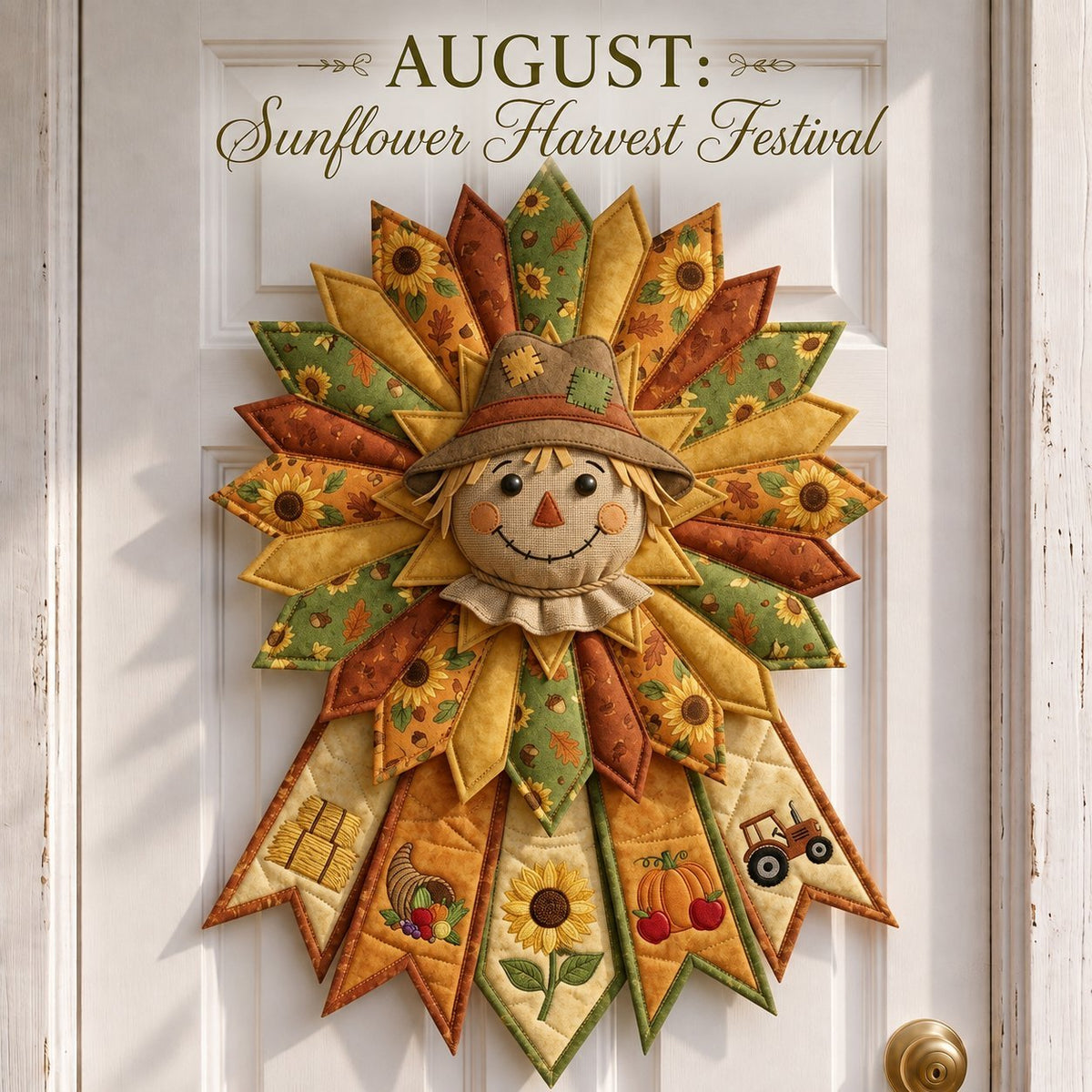 🧵Last day Promotion 🔥-🌸Beginner-Friendly 12-Month Seasonal Quilted Door Hanger Sewing Kit  💕