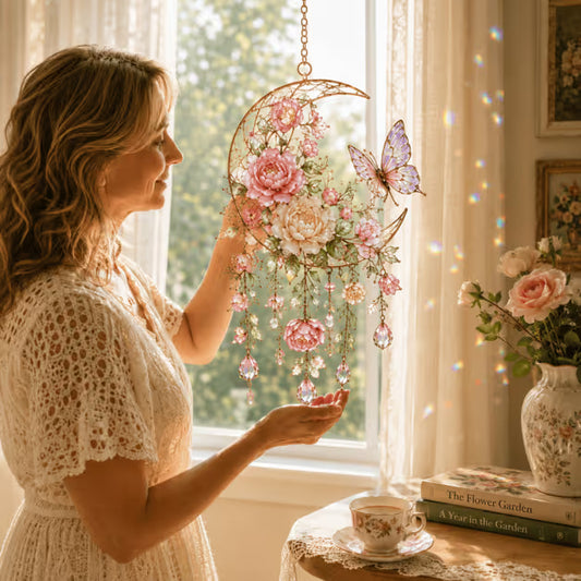 🔥 Last Day 50% OFF✨-🌸Acrylic Garden Suncatcher for Colorful Sunlight & Beautiful Outdoor Decor ☀️