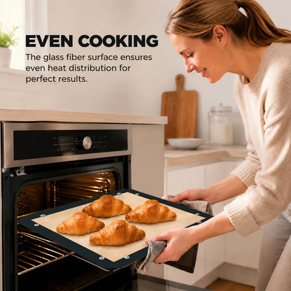 🍗 Last day Promotion ✨-Bake Mess-Free with This Clever Snap-On Silicone Mat! ✨