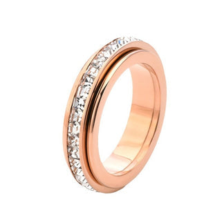 ⏰Last day Promotion 🔥-💍 Relieve Stress with This Rotating Crystal Ring Full of Meaning ✨
